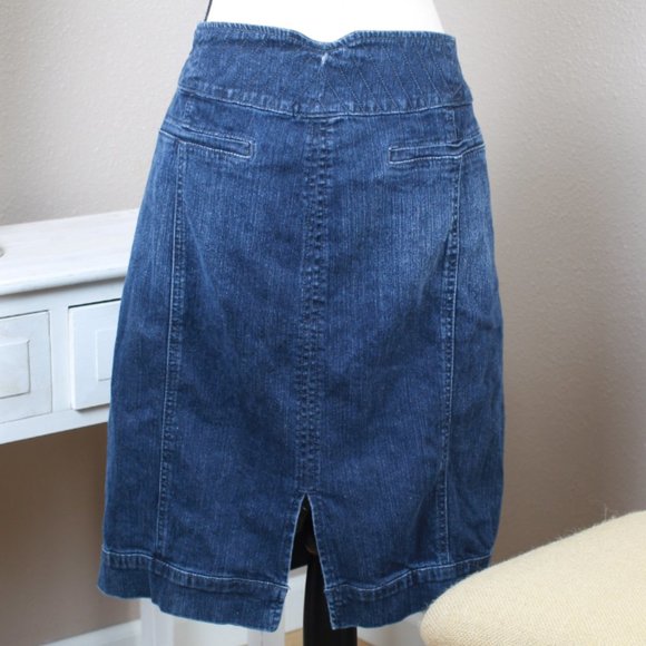 Clearance ☀️LB Jean Skirt Size 24 - Picture 5 of 6